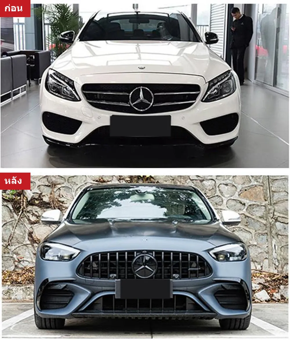 全车包围套件 Mercedes-Benz C-Class W205 年 2015-2021 款式 W206 C63S AMG