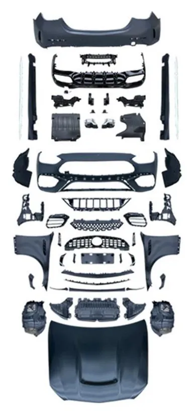 全车包围套件 Mercedes-Benz C-Class W206 年 2022-2023 款式 C63S AMG 宽体
