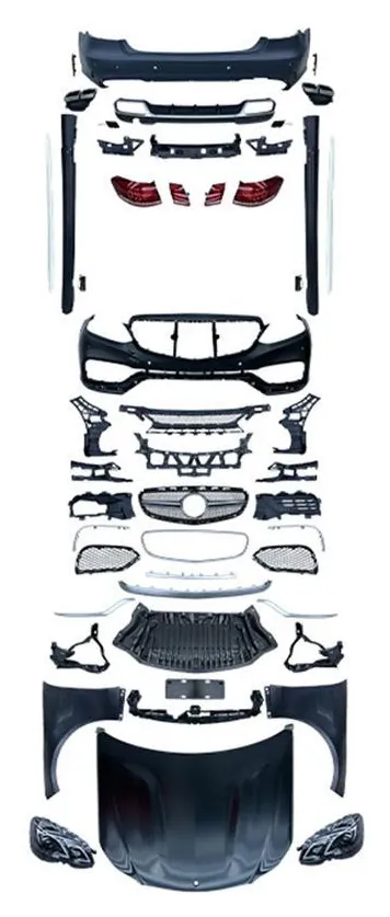 Full Body Kit Mercedes-Benz E-Class W212 year 2010-2013 style E63 AMG