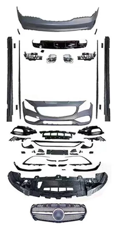 Full Body Kit Mercedes-Benz CLA-Class C117 year 2016-2018 style CLA45 AMG