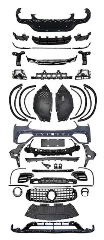Full Body Kit Mercedes-Benz GLC-Class C253 year 2020-2022 style GLC63S AMG