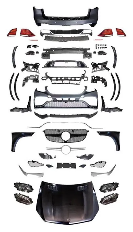 Full Body Kit Mercedes-Benz GLE-Class W166 year 2014-2015 style GLE63 AMG