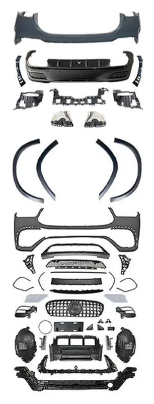 Full Body Kit Mercedes-Benz GLE-Class C167 year 2020-2023 style GLE63 AMG