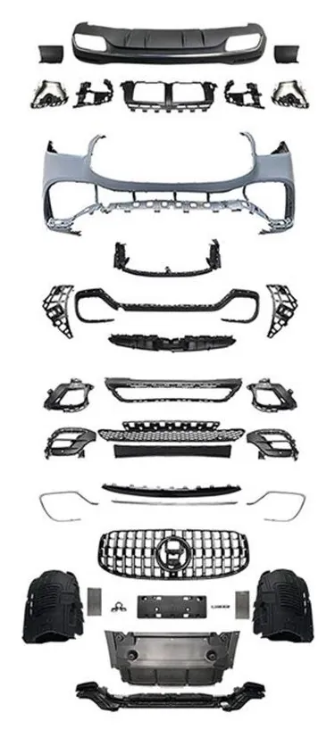 Full Body Kit Mercedes-Benz GLS-Class X167 year 2020-2023 style GLS63 AMG