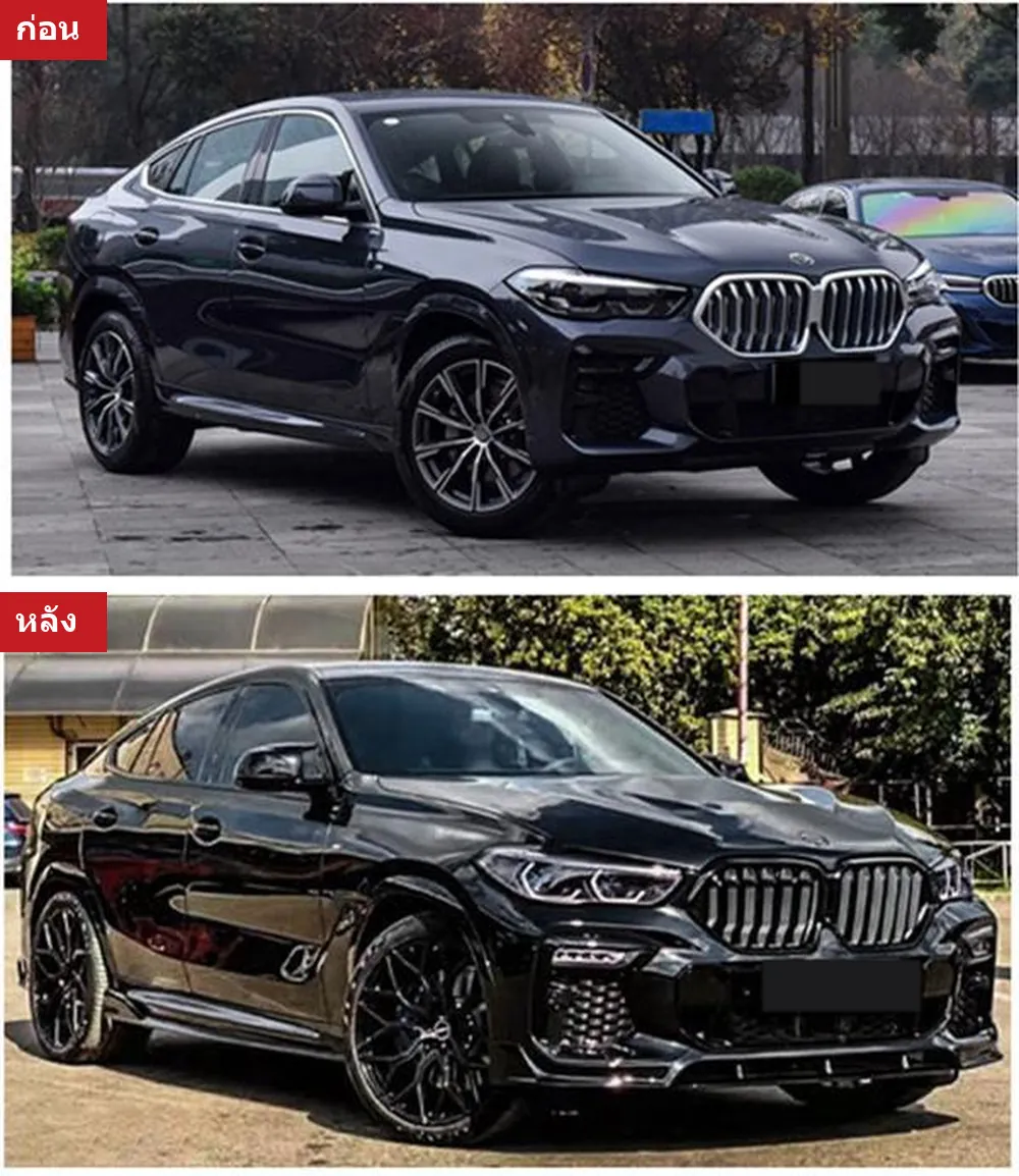 ชุดแต่งรอบคัน BMW X6 G06 ปี 2020-2022 ทรง BLACK WARRIOR