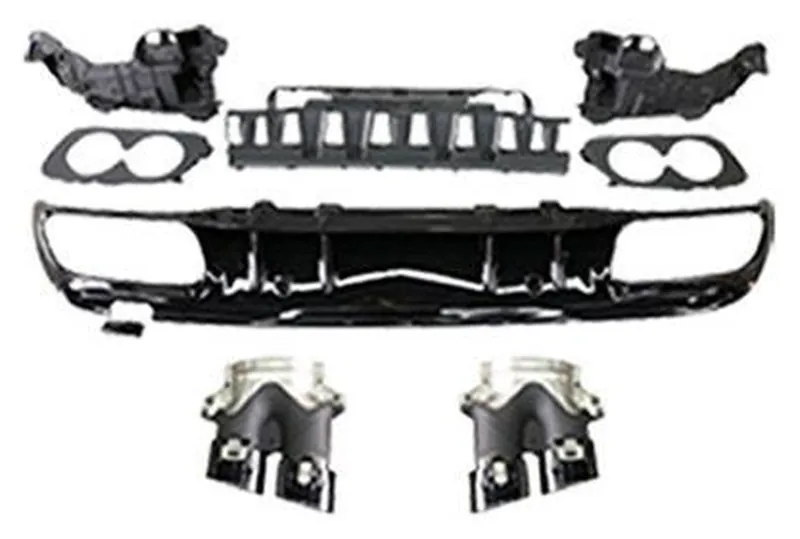 Rear Diffuser Mercedes-Benz C-Class W205 year 2015-2021 style C43 AMG