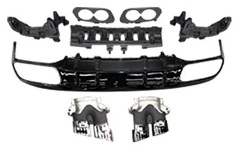 Rear Diffuser Mercedes-Benz C-Class W205 year 2015-2021 style C43 AMG