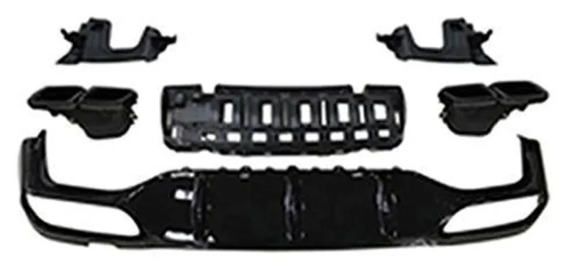 Rear Diffuser Mercedes-Benz E-Class W213 year 2017-2023 style E63 AMG