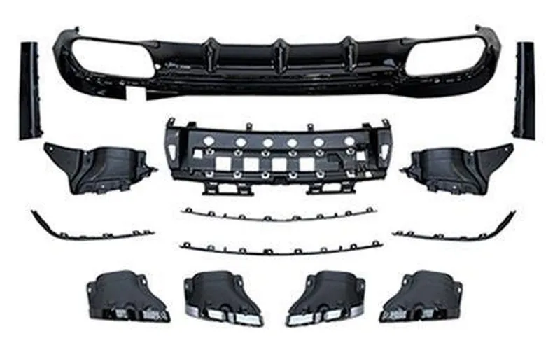 Rear Diffuser Mercedes-Benz S-Class W223 year 2021-2023 style S63 AMG