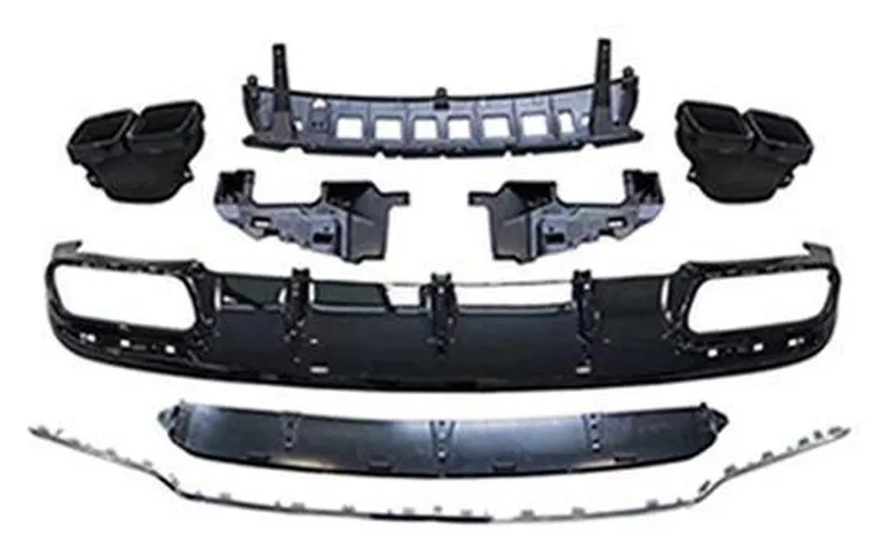 Rear Diffuser Mercedes-Benz S-Class year 2015-2018 style S63 AMG