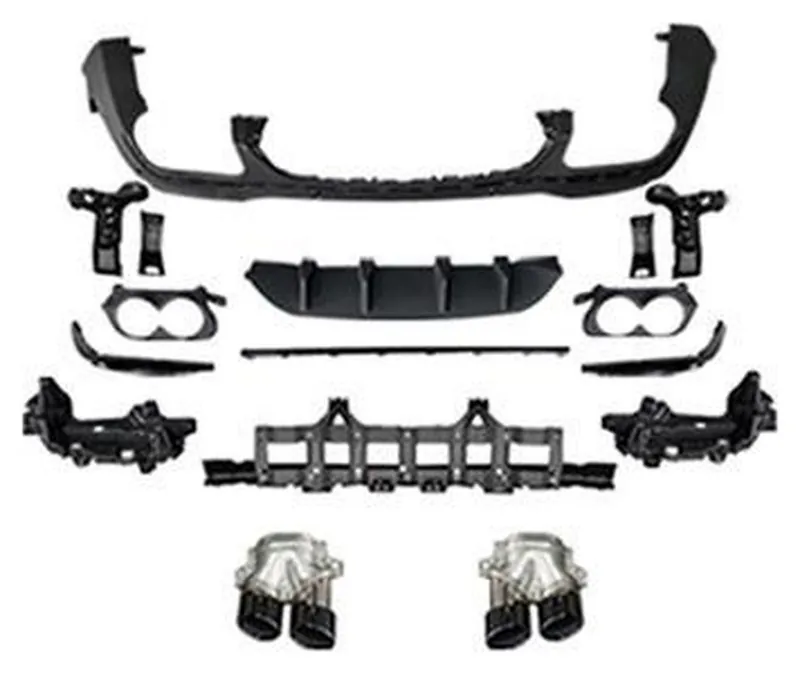 Rear Diffuser Mercedes-Benz GLC-Class X253 year 2016-2022 style GLC43 AMG