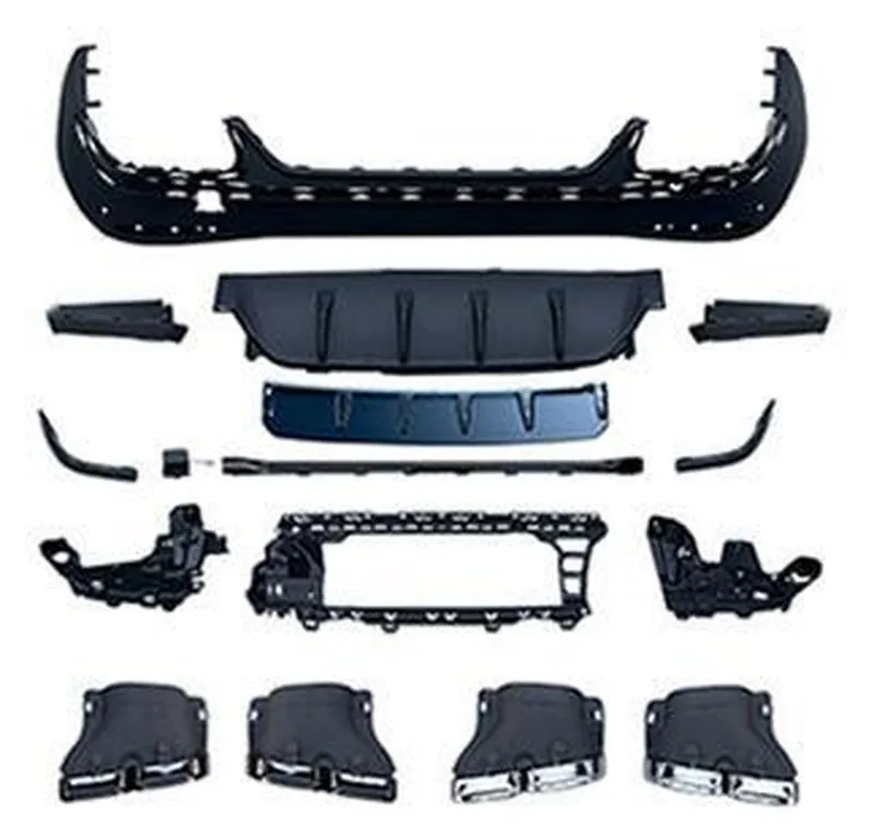 Rear Diffuser Mercedes-Benz GLC-Class style GLC63 AMG