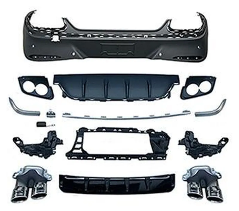 Rear Diffuser Mercedes-Benz GLC-Class C254 style GLC43 AMG