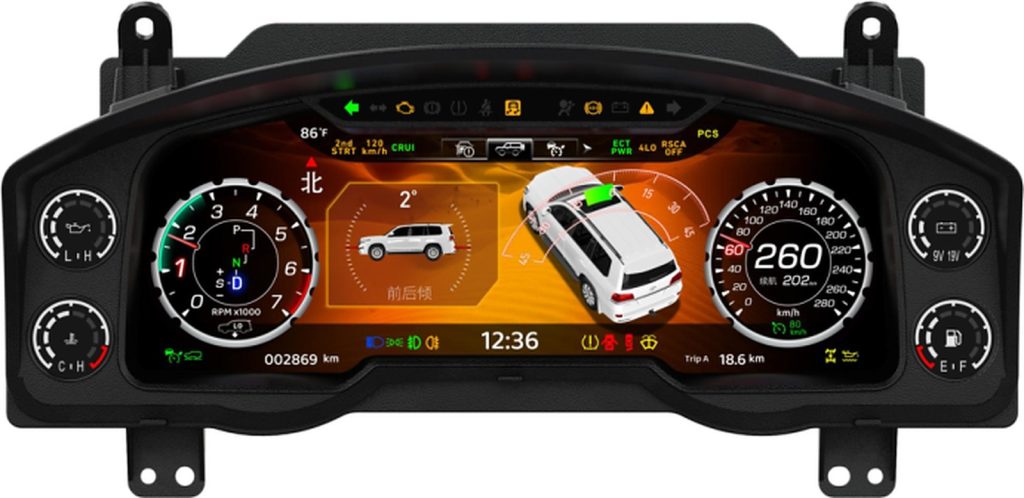 数字仪表 Land Cruiser LC200 尺寸 12.3 英寸年 2008-2021