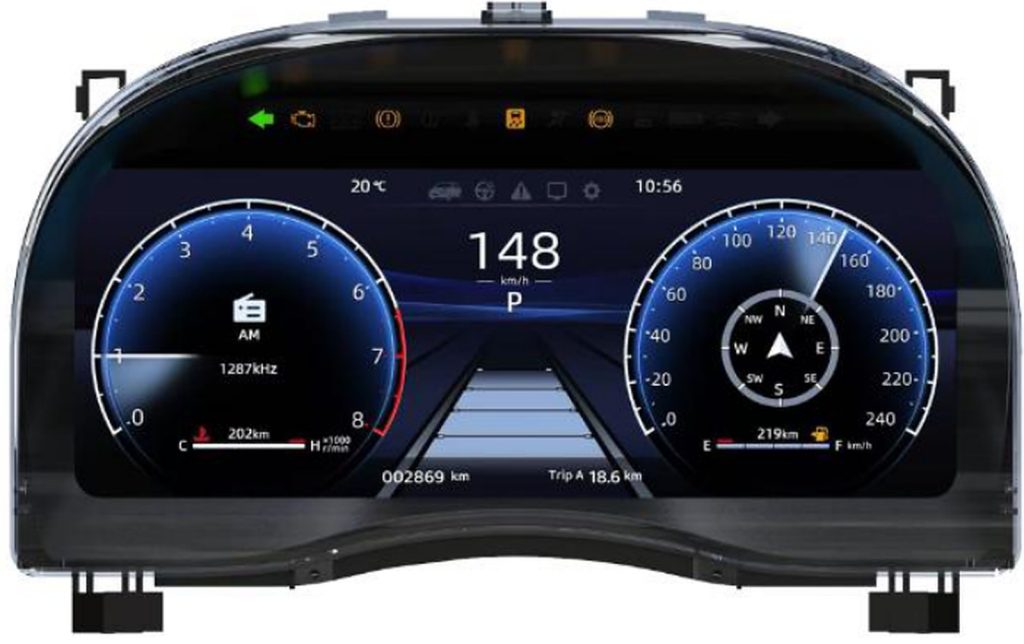 数字仪表 Toyota Alphard 30/35 series 尺寸 12.3 英寸年 2015-2022