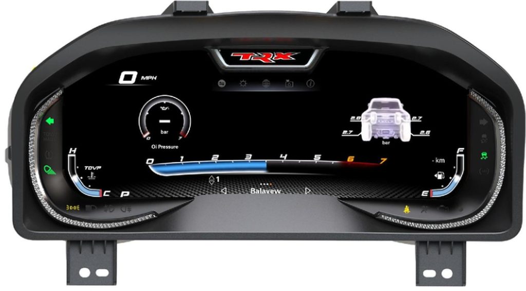 จอเรือนไมล์ดิจิทัล Dodge Ram 1500 ขนาด 12.3 นิ้ว ปี 2013-2018