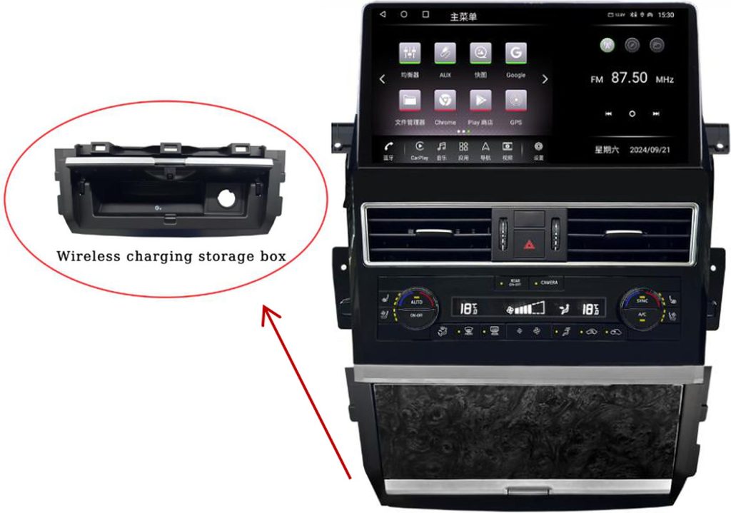model-specific Android screen Nissan Amanda Y62 size 13.1 inch year 2012-2021