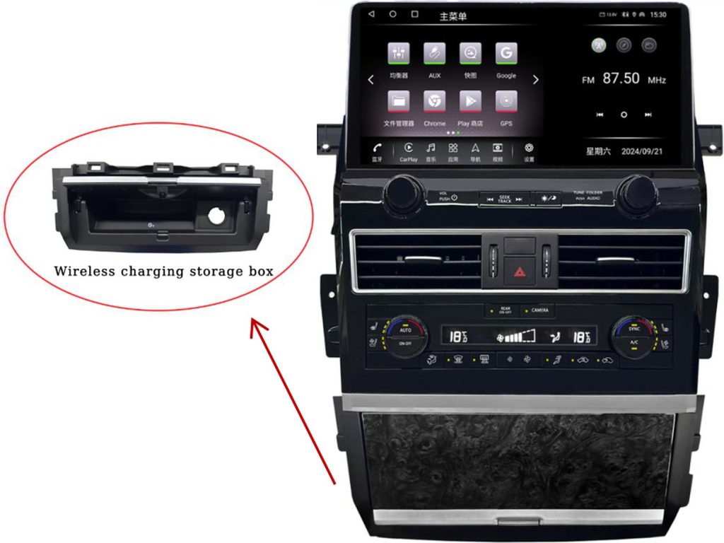 model-specific Android screen Nissan Amanda Y62 size 13.2 inch year 2012-2021