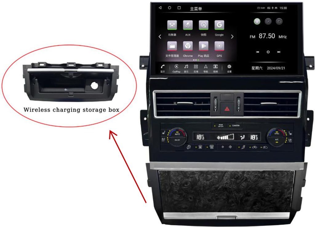 model-specific Android screen Nissan Amanda Y62 size 14.6 inch year 2012-2021
