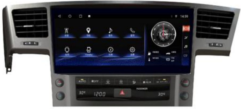 จอแอนดรอยด์ตรงรุ่น Lexus LX570 ขนาด 12.3 นิ้ว ปี 2008-2015 (แบบที่ 3)