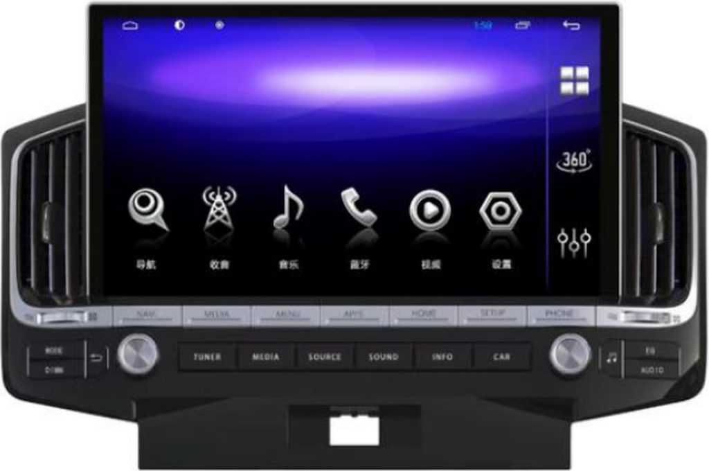 model-specific Android screen Land Cruiser LC200 Upgrade LX570 size 13.1 inch year 2008-2015