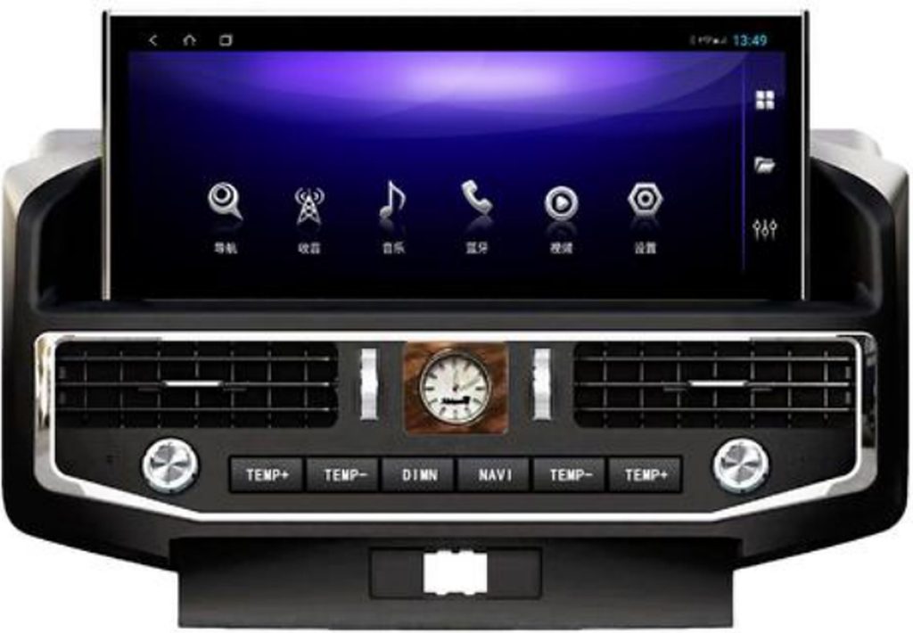 model-specific Android screen Land Cruiser LC200 Upgrade LX570 size 12.3 inch year 2008-2015