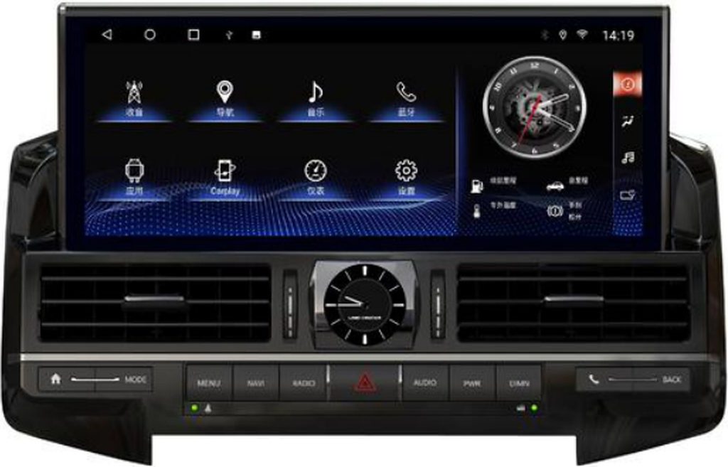 专车专用安卓屏 Land Cruiser LC200 Upgrade LX570 尺寸 12.3 英寸年 2016-2021