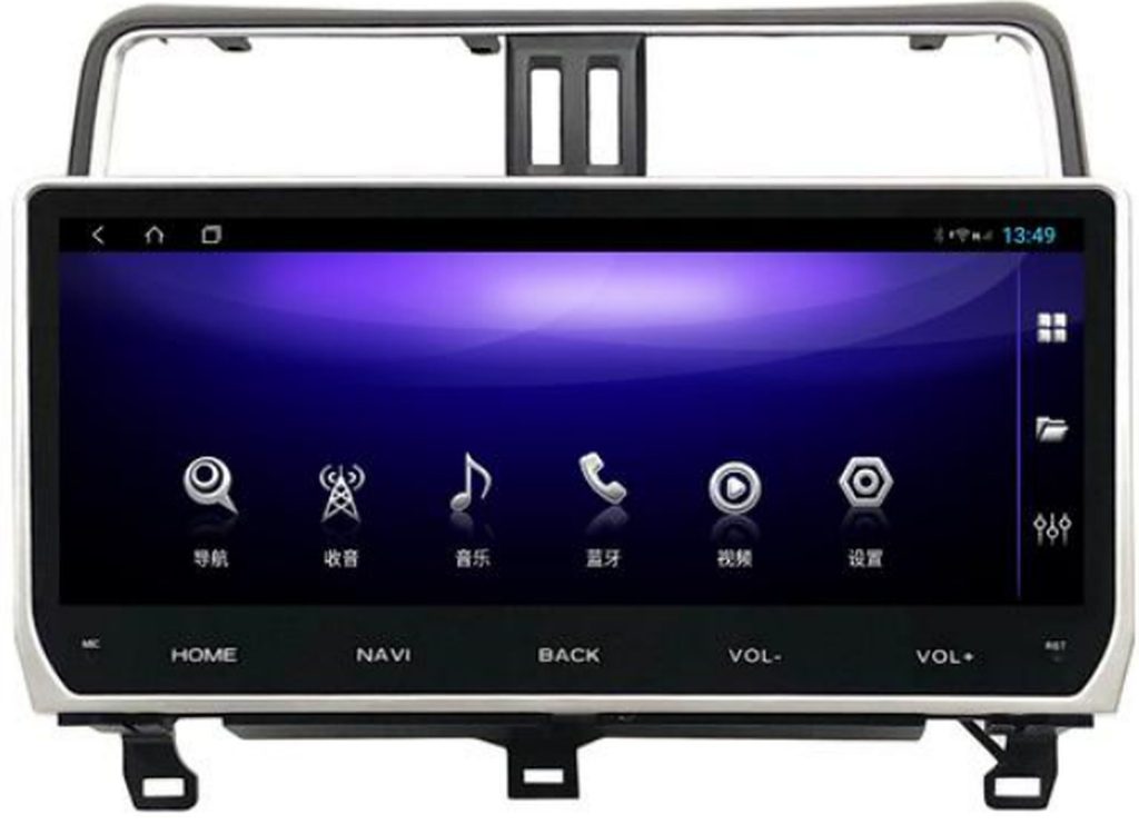 จอแอนดรอยด์ตรงรุ่น Toyota Prado ขนาด 12.3 นิ้ว ปี 2018-2023 (แบบที่ 2)