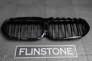 กระจังหน้า BMW F48-F49 LCI เส้นคู่ สีดำเงา