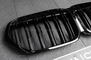 กระจังหน้า BMW F48-F49 LCI เส้นคู่ สีดำเงา