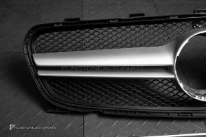 กระจังหน้า W156 GLA-Class Facelift ทรง GLA45 AMG สีเทา-โครเมี่ยม