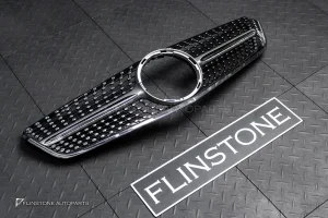 กระจังหน้า W207 E-Class Coupe ทรง Diamond สีเงิน-โครเมี่ยม