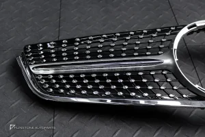 กระจังหน้า W207 E-Class Coupe ทรง Diamond สีเงิน-โครเมี่ยม
