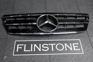 กระจังหน้า W220 S-Class ปี 2003-2008 ทรง 3 ก้าน สีดำ-โครเมี่ยม