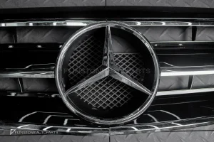 กระจังหน้า W220 S-Class ปี 2003-2008 ทรง 3 ก้าน สีดำ-โครเมี่ยม