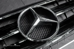 กระจังหน้า W220 S-Class ปี 2003-2008 ทรง 3 ก้าน สีดำ-โครเมี่ยม