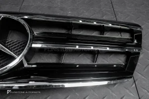 กระจังหน้า W220 S-Class ปี 2003-2008 ทรง 3 ก้าน สีดำ-โครเมี่ยม