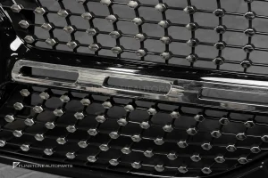 กระจังหน้า X247 GLB-Class ทรง Diamond สีดำ-โครเมี่ยม
