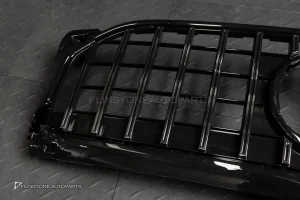 กระจังหน้า X247 GLB-Class ทรง GLB35 AMG สีดำ-โครเมี่ยม