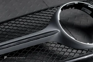 กระจังหน้า W207 E-Class Coupe Facelift ทรงเดิมติดรถ มีกล้องหน้า สีเทา-โครเมี่ยม แท้ A2078803183