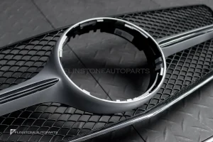 กระจังหน้า W207 E-Class Coupe Facelift ทรงเดิมติดรถ มีกล้องหน้า สีเทา-โครเมี่ยม แท้ A2078803183