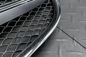 กระจังหน้า W207 E-Class Coupe Facelift ทรงเดิมติดรถ มีกล้องหน้า สีเทา-โครเมี่ยม แท้ A2078803183