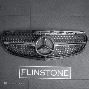 ขาด กระจังหน้า W212 E-Class Facelift ทรง Diamond สีเงิน-โครเมี่ยม
