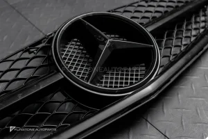 กระจังหน้า W204 C-Class ทรง C63 AMG สีดำด้าน