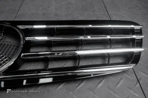 กระจังหน้า W220 S-Class ทรง 4 ก้าน สีดำ-โครเมี่ยม