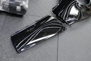 ดิฟฟิวเซอร์พร้อมปลายท่อ สำหรับ W177 A-Class ทรง A45 AMG สีดำ