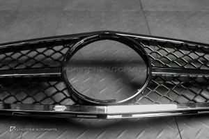 กระจังหน้า W204 C-Class ทรง SL สีดำ-โครมเมี่ยม