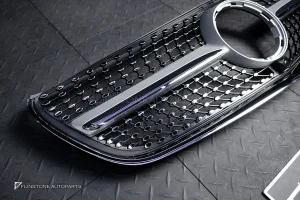 กระจังหน้า W447 V-Class ทรง Diamond มีกล้อง