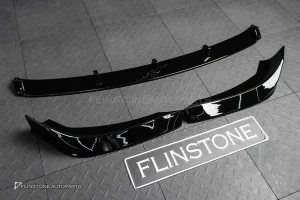 ลิ้นหน้า BMW F48 X1 ทรง M Performance สีดำเงา