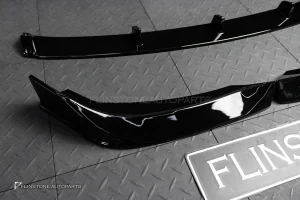 ลิ้นหน้า BMW F48 X1 ทรง M Performance สีดำเงา